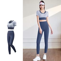 Thumbnail Đồ tập gym nữ cao cấp set quần áo tập thể dục yoga thể thao bra có mút ngực big size pickleball MD045 t1t2 4
