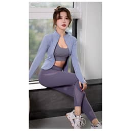 Thumbnail Quần Tập Gym Nữ Dài LUHAZO mẫu mới 2022 Gen Bụng Nâng Mông Co Giãn Thấm Hút Mồ Hôi Ôm Body T3 MTCKW Pickleball 2