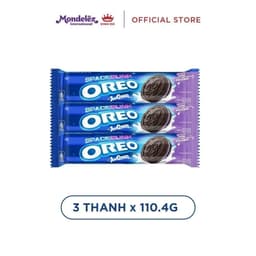 Thumbnail Bánh Quy OREO Vị Kem Lạnh Việt Quất, Combo 3 Thanh X 110.4G - phiên bản OREO SPACE DUNK 1