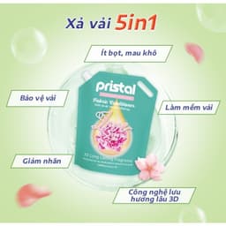 Thumbnail Nước xả vải sinh học Pristal Love hương hoa đào, nước xả 2L lưu hương thơm cực lâu an toàn cho da em bé 2