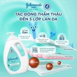 Thumbnail Combo 3 Sữa tắm Johnson's Baby Chứa Sữa & Gạo/Sữa Gạo & Yến Mạch/Sữa & Yến Mạch 1000ml/chai 4
