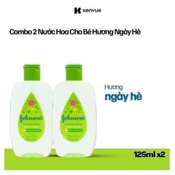 Thumbnail Combo 2 Chai Nước Hoa Cho Bé Johnson's Baby Cologne Hương Ngày Hè Summer Swing Baby Cologne 125ml 1