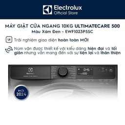 Thumbnail Máy giặt cửa ngang Electrolux 10kg UltimateCare 500 - Xám đen Onyx EWF1023P5SC 3