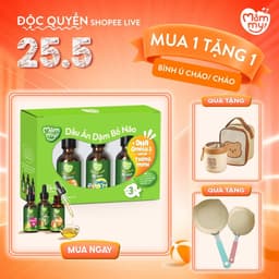Thumbnail Combo 3 dầu ăn dặm bổ não 30ml Mămmy bổ sung DHA và Omega 3 giúp bé phát triển trí não, thông minh 1