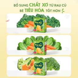 Thumbnail Phô mai rau củ Mămmy dạng bột kết hợp với rau củ tự nhiên bổ sung canxi và chất xơ cho bé 6 tháng 2