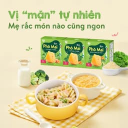 Thumbnail Phô mai rau củ Mămmy dạng bột kết hợp với rau củ tự nhiên bổ sung canxi và chất xơ cho bé 6 tháng 3