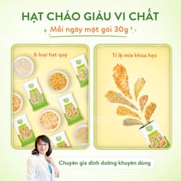 Thumbnail Combo Khởi đầu gồm hộp 7 cháo gạo mix Mămmy, 3 dầu 30ml giàu dinh dưỡng cho bé từ 6 - 8 tháng 4
