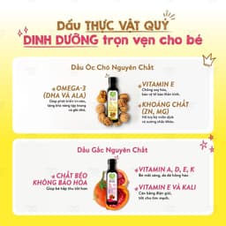 Thumbnail Combo 2 dầu ăn dặm Mămmy bổ sung DHA, Omega 3-6-9, Vitamin A, E cho bé 6th giúp hỗ trợ phát triển não bộ, chai 100ml 4