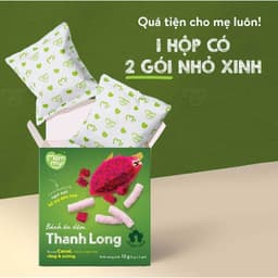 Thumbnail Bánh ăn dặm Mămmy làm từ rau củ trái cây tự nhiên bổ sung canxi giúp bé phát triển toàn diện, hộp 12g 2