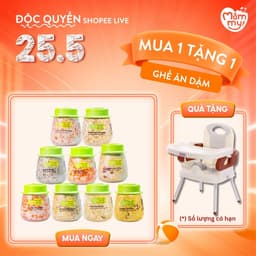 Thumbnail Combo 9 hũ hạt mix sẵn Mămmy nấu cháo bổ sung dinh dưỡng cho bé ăn dặm trên 6 tháng 1