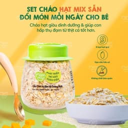 Thumbnail Combo 9 hũ hạt mix sẵn Mămmy nấu cháo bổ sung dinh dưỡng cho bé ăn dặm trên 6 tháng 3