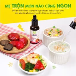 Thumbnail Combo 3 dầu ăn dặm núng nính Mămmy gồm dầu bơ, dầu óc chó, dầu gấc giúp bé phát triển toàn diện về trí não, thị lực 3
