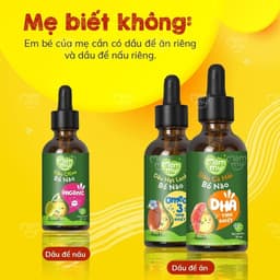 Thumbnail Combo 3 dầu ăn dặm bổ não Mămmy 30ml gồm dầu Olive, cá hồi, hạt lanh bổ não cho bé 6 tháng tuổi 3