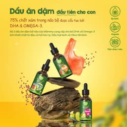 Thumbnail Combo 3 dầu ăn dặm bổ não Mămmy 30ml gồm dầu Olive, cá hồi, hạt lanh bổ não cho bé 6 tháng tuổi 2
