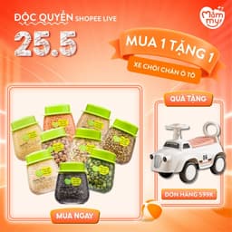 Thumbnail Tổng hợp hạt ăn dặm hữu cơ Mămmy loại 1 cho bé gồm hạt đậu lăng, đậu gà, diêm mạch, kiều mạch, kê nếp, yến mạch... 1