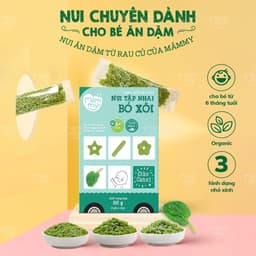 Thumbnail Nui mini rau củ Mămmy cho bé mới ăn dặm tập nhai trên 6 tháng, 100g 3