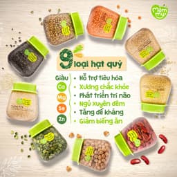 Thumbnail Tổng hợp hạt ăn dặm hữu cơ Mămmy loại 1 cho bé gồm hạt đậu lăng, đậu gà, diêm mạch, kiều mạch, kê nếp, yến mạch... 4