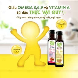 Thumbnail Dầu ăn dặm bổ não Mămmy 100ml bổ sung DHA, Omega 3 bé từ 6 tháng giúp phát triển não bộ, thông minh 3