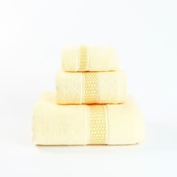 Thumbnail Bộ 3 Khăn Mặt Mollis Cotton 34x80cm FC03 Cao Cấp Mềm Mịn Thấm Hút Không Ra Màu Không Xù Đồ Lông PC16 3