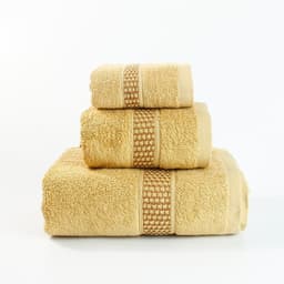 Thumbnail Bộ 3 Khăn Mặt Mollis Cotton 34x80cm FC03 Cao Cấp Mềm Mịn Thấm Hút Không Ra Màu Không Xù Đồ Lông PC16 1