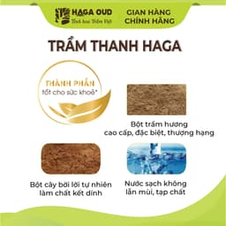 Thumbnail Trầm thanh Haga Cao cấp/Đặc biệt/Thượng hạng thơm ngọt trầm hương, thư giãn thoải mái - 16cm 44 cây 3