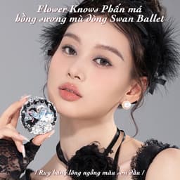 Thumbnail Phấn má hồng FLOWER KNOWS hình thiên nga 5g 2