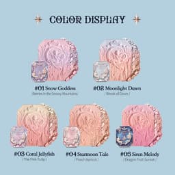 Thumbnail Phấn má hồng FLOWER KNOWS 5g họa tiết nàng tiên cá độc đáo sáng tạo 4