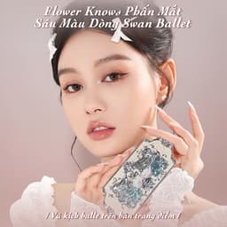 Thumbnail Flower knows Bảng Phấn Mắt swan ballet Sáu Màu Sắc Hiệu Ứng Mịn Màng Lâu Trôi 6.5g 2