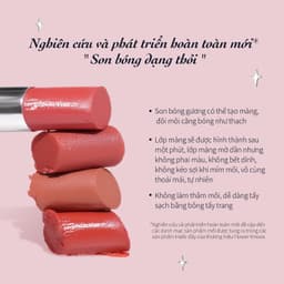 Thumbnail Flower knows Son Môi Trang Điểm Sắc Tố Cao Hình Thiên Nga Ba Lê 3.5g 4