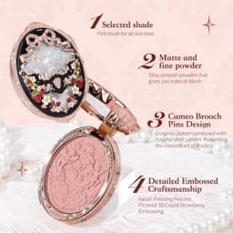 Thumbnail Phấn má hồng FLOWER KNOWS Strawberry Rococo 5g họa tiết dập nổi 4