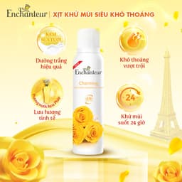 Thumbnail Combo 2 Xịt khử mùi Enchanteur khô thoáng 72 giờ, cảm giác tươi mát sảng khoái lâu dài 150ml 2