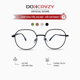 Thumbnail Gọng kính DOKCRAZY - C - GAVIN hợp kim không gỉ Hot Trend, chống ánh sáng xanh, chống tia UV, unisex 1