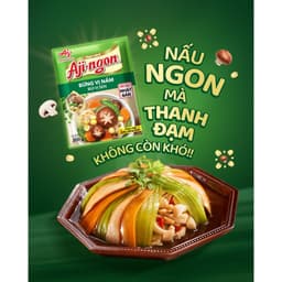 Thumbnail Combo 3 Gói Hạt Nêm Aji-ngon® Nấm Hương và Hạt Sen 200g/Gói 3