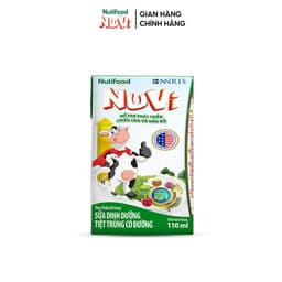 Thumbnail Thùng Sữa Dinh Dưỡng Tiệt Trùng NuVi Có Đường 110ml (Hộp 110ml x 48) 3