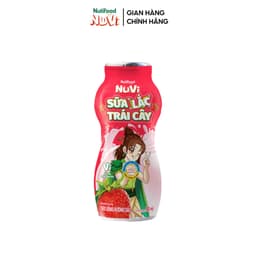 Thumbnail Thùng Sữa Lắc Trái Cây NuVi Hương Dâu (Chai 80ml x 48) 3