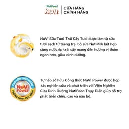 Thumbnail NuVi Thùng Thức Uống Sữa Tươi Trái Cây Vị Nho 110ml (Túi 110ml x 24) 4