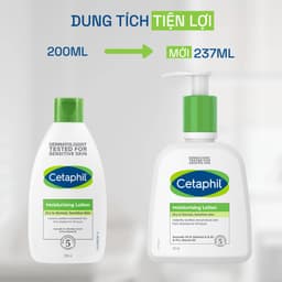 Thumbnail [LIVE] Sữa dưỡng ẩm dịu lành cho da nhạy cảm CETAPHIL MOISTURIZING LOTION 237ML 1