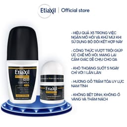 Thumbnail Combo Lăn Khử Mùi Hàng Ngày Etiaxil Men 50ml và Lăn khử mùi mồ hôi dành cho nam giới Etiaxil Men 15ml 2
