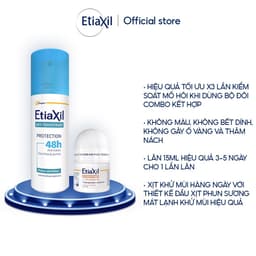 Thumbnail Combo Xịt Khử Mùi Tức Thì Etiaxil 100ml và Lăn Khử Mùi Ngăn Mồ Hôi Etiaxil 15ml (nhãn nâu) 3
