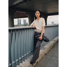 Thumbnail COCO SIN - Áo Polo Dệt Len Nude 2