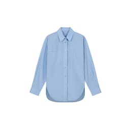 Thumbnail COCO SIN - Áo Sơ Mi Kate Xanh Blue Basic (MẪU MẶC 2 ÁO MIX VỚI NHAU) 3