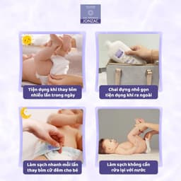 Thumbnail Dung dịch vệ sinh chống hăm tã hữu cơ JONZAC 500Ml cho bé và Xịt Khoáng Vô Trùng 300ML 4