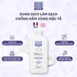 Thumbnail Dung dịch vệ sinh chống hăm tã hữu cơ JONZAC - Giữ ẩm làm mềm nuôi dưỡng làn da bé (500Ml-1L) 3