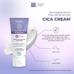 Thumbnail Kem làm dịu kích ứng siêu phục hồi hữu cơ CICA JONZAC cho bé và cả gia đình 40ml 3
