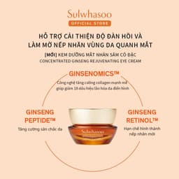 Thumbnail Kem Dưỡng Mắt Dưỡng Da Săn Chắc Sulwhasoo Concentrated Ginseng Rejuvenating Eye Cream 15ml 3