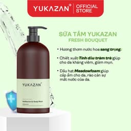 Thumbnail Sữa Tắm Dưỡng Ẩm Kháng Khuẩn Yukazan Hương Nước Hoa 1000ml 2