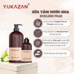 Thumbnail Sữa Tắm Cấp Ẩm Yukazan Hương Nước Hoa English Pear & Freesia 1000ml 2