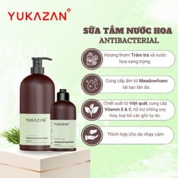 Thumbnail Sữa Tắm Yukazan Dành Cho Da Nhạy Cảm, Hương Thơm Dịu Nhẹ, Cấp Ẩm, Sáng Da Và Kháng Khuẩn 3