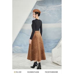 Thumbnail Áo thun đen dài tay đính logo thiết kế Elise ES2408091TLKCBK 2