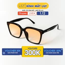 Thumbnail Kính mát Xoài non đeo mắt vuông nam nữ LILYEYEWEAR chất liệu nhựa cao cấp CHỐNG TIA UV400 màu sắc thời trang KC23390 1